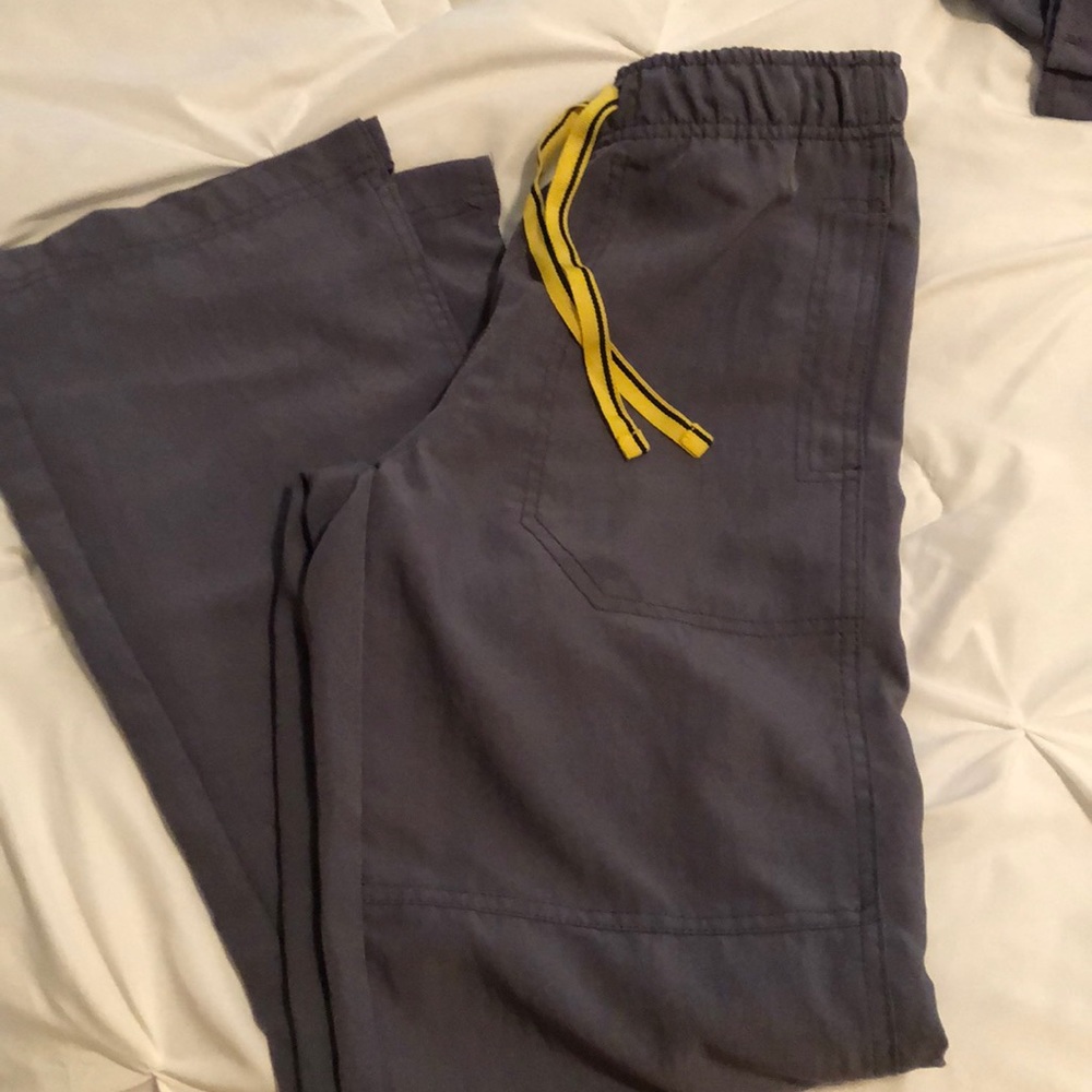 Gray scrubs
